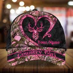 AIO Pride The Best Love Deer Country Girl Hats 3D Printed Multicolored Custom Name All of our Classic Caps are custom-made-to-order and handcrafted to the highest quality standards. Add style and personality to your hat collection with a custom printed classic cap! Constructed with 100% premium polyester that’s lightweight for maximum comfort and breathability. Classic caps offer great protection from the sun and are perfect for any outdoor activity! Universal Fit: One size fits most with an adj Country Girl Hats, Girl Hats, Girls Hats, Southern Pride, Pink Camouflage, Pink Cow, Hat Collection, Realtree Camo, Pink Camo