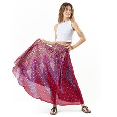 PRICES MAY VARY. UNIQUE STYLE & DESIGN - Our beautiful, ethically-designed womens bohemian skirt has vivid colors that surely stand out. Our asymmetrical skirts are just the right length and available in different colors and sizes (S-M, L-XL, Plus Size) BREATHABLE & COMFY - Dress comfortably with any top and this peasant style skirt. Made from 100% Rayon fabric, our trendy skirts are more breathable than other heavier fabrics, perfect for summer! It's durable, lightweight, and stylish EASY TO CA Asymmetrical Skirts, Comfy Skirt, Boho Clothes, Hippie Skirts, Bohemian Skirt, Maxi Skirt Boho, Comfy Dress, Trendy Skirts, Womens Maxi Skirts