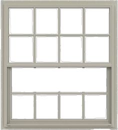 a white window with six panes and no glass on the top, in front of a