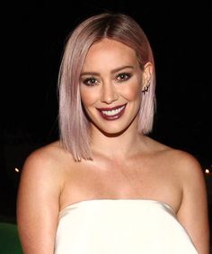 Hilary Duff Hair, Short Straight Hair, Trendy Hair Color, Haircut And Color, Rose Hair