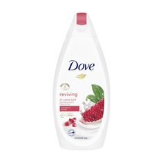 Dove's specialized formula contains a blend of plant-based moisturizers and skin-natural nutrients that help maintain natural moisture and deliver skin nourishment while gently cleansing. This dermatologically tested body wash helps to minimize skin dryness and nourishes deep beneath the surface layers of your skin, leaving you with softer, smoother feeling skin. Indulge in cleansing body care with the fresh scents of pomegranate and hibiscus tea. It is a dermatologically tested Shower Gel that reduces skin dryness and leaves you with soft skin in just 1 shower. Dove Shower Gel has a sulphate-free formula that is more gentle on skin than regular soap and is formulated with skin-natural moisturisers to give you lasting nourishment. * Dove Reviving * Pomegranate & Hibiscus Tea * Energizes & Dove Go Fresh, Natural Skin Moisturizer, Dove Soap, Dove Body Wash, Shower Puff, Natural Body Wash, Mild Cleanser, Skin Dryness, Hibiscus Tea