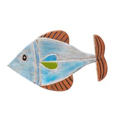 Decorate your home for the season with this Blue Fish Wall Decor. It is the perfect addition to your space and can add a touch of color and fun to wherever you place it. Fish Decor, Fish Wall Decor, Mosaic Ideas, Coastal Life, Fishing Decor, Blue Fish, Beach Combing, Wall Signs, Decorating Your Home