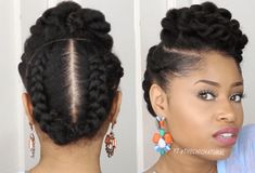 Professional Natural Hairstyles, Twisted Updo, Hair Cute, Natural Hair Updo, Updo Hairstyles, Natural Hair Inspiration, Natural Hair Journey, American Woman