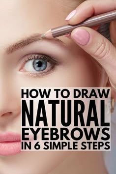 Sparse Eyebrows, Eyebrow Hacks, Natural Brows, Natural Eyebrows, Best Eyebrow Products, Natural Wedding Makeup