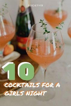 the top ten cocktails for a girls night