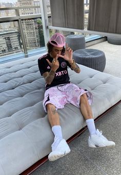 Summer Fits Guys, Miami Streetwear, Foto Drip, Drip Clothes, Pink Summer Outfits, Man Pfp, Summer Swag Outfits