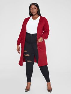 Size 12 Fashion, Figure Dress, Workwear Essentials, Fashion To Figure, Long Sweaters Cardigan, Sweaters And Jeans, Everyday Dresses, Plus Dresses, Plus Size Jeans