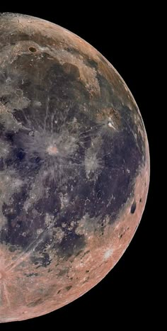 an image of the moon taken from space