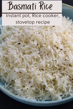 basmati rice Basmati Rice Rice Cooker, How To Cook Basmati Rice In Rice Cooker, Pressure Cooker Rice Recipes, Basmati Rice In Rice Cooker, Basmati Rice In Instant Pot, Basmati Rice Instant Pot, Basmati Rice Recipes Easy, Instant Pot Basmati Rice, Indian Basmati Rice