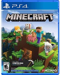 the cover for minecraft on ps4