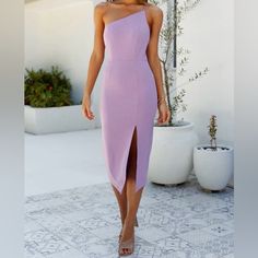 Hello Molly Taking It Back Dress Lilac Size M (Medium) Never Worn Pink Hoco Dress, Teal Midi Dress, Starry Night Dress, Green Bodycon Dress, Sparkly Mini Dress, Orange Midi Dress, Dress Lilac, Blue Bodycon Dress, Patterned Midi Dress