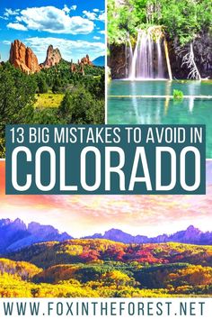 13 Big Mistakes to Avoid in Colorado + Secret Local Tips Things To Do In Avon Colorado, Colorado In June, Salida Colorado Things To Do, Colorado Honeymoon Fall, Must See Colorado, Must Do In Colorado, Montrose Colorado Things To Do, Bolder Colorado Things To Do In