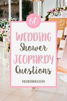 Looking for the perfect wedding shower Jeopardy questions to make your bridal shower unforgettable? These fun and creative Jeopardy bridal shower game questions will add a touch of trivia and friendly competition to the event. Discover a set of free bridal jeopardy questions that will get everyone laughing and celebrating! | Modern MOH