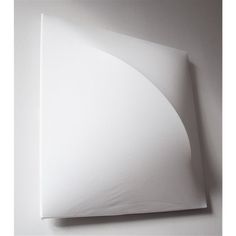 an image of white sheets on the wall