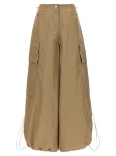 Parachute pants in nylon with zipper and button closure, adjustable elastic drawstring at the waist, pockets, and adjustable elastic cuffs with drawstring.PALM ANGELSParachute pantstrue to size fit Top Street Style, Blazer Vest, Knitwear Tops, Palm Angels, Knitwear Cardigan, Trouser Suits, Sport Pants, Wide Leg Trousers, Active Wear For Women