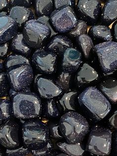 1 Blue Goldstone Tumbled Stone Weights Range Between : 0.21 - 0.50 oz / 6 - 15 grams Dimensions vary and are depicted in the pictures Color(s): Blue/Purple with lots of sparkle Chakras : Heart & Crown Source : Brazil Zodiac : Sagittarius    Goldstone is a man-made stone.   Its sparkle is due to cobalt or manganese particles; this results in the deep, shimmery blue/purple color. It is a deflector of unwanted energies. Goldstone builds energy, courage and a positive attitude. Increases drive and c Heart Crown, Body Workout At Home, Blue Goldstone, In The Deep, Love Rocks