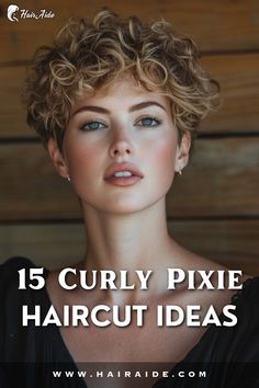 ✂️✨ Embrace your curls with these 15 Curly Pixie Cut Ideas! Perfect for adding texture and bounce, these styles combine modern flair with easy maintenance. #CurlyPixie #ShortHairInspo