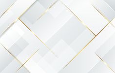 an abstract white and gold background with squares