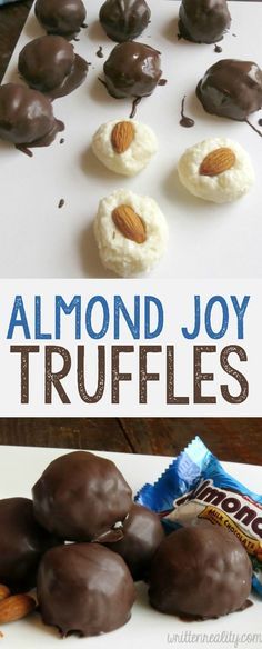 almond joy truffles are an easy treat for the holiday season they're ready to be eaten