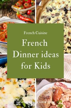 french dinner ideas for kids that are easy to make