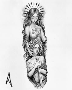 Arm Tattoos For Women Sleeve, Upper Arm Tattoos For Women, Tattoos For Women Sleeve, Sleeve Sketch, Lady Tattoo, Lions And Tigers, Medusa Tattoo Design, Fantasy Tattoos