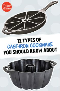 the 12 types of cast iron cookware you should know about