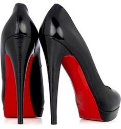 Bitchen Louboutins! Alas outta my economic reach. I'd have to save for two years to afford these! I can dream though! Red Bottom Shoes, Hot Heels, Super High Heels