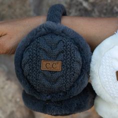 CC Cable Knit Earmuffs - Truly Contagious Knit Earmuffs, Fit Kids, Earmuffs, Exercise For Kids, Knitting Materials, Treat Yourself, Keep Warm, Cloth Bags, Cable Knit