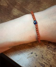 Wooden beaded Prayer bracelet inspired from Twilight movie! It is a perfect final touch for your Bella Swan look!   - made from wood  - glass blue bead Twilight Film, Bracelet Inspired, Prayer Bracelet, Twilight Movie, Wooden Bracelet, Wedding Jewelry Bracelets, Bella Swan, Final Touch, Wood Glass