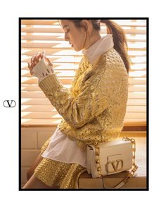 On the go with the Valentino Garavani StudSign bag. beyonce, yoyokulala, hoskelsa, aureta, camilacoelho, yuyuzhangzou, tinaleung and nychaa were all photographed with the latest it-accessory from pppiccioli’s ValentinoActCollection. Sequin Skirt