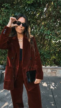 Velvet Suit, Holiday Looks, Velvet, My Style, Quick Saves