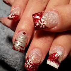 Emerald Nails, Christmas Gel, Peach Nails, Short Square Nails