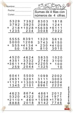 a printable worksheet with numbers for children