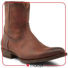 in stock Brown Casual Boots, Scallop Top, Goodyear Welt, Classic Leather, Casual Boots, Brown Boots, Online Purchase, Cognac, Side Zipper