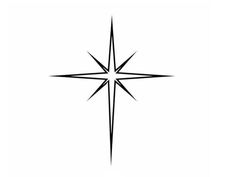 a black and white image of a star