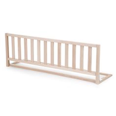 a white wooden bench on a white background