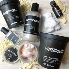 @afoxintheflowers on Instagram: “🍫 @lushcosmetics @lushkitchen #butterball #butterbear #firstlooklushies #butterballperfume #butterbearbathbomb  #butterbearshowerjelly…” Lush Butterball, Lush Shower Gel, Best Lush Products, Fresh Cosmetics, Body Conditioner, Shower Jellies, Beauty Wishlist