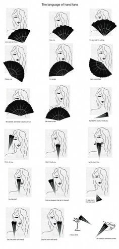 an image of different types of umbrellas in black and white, including one woman's face