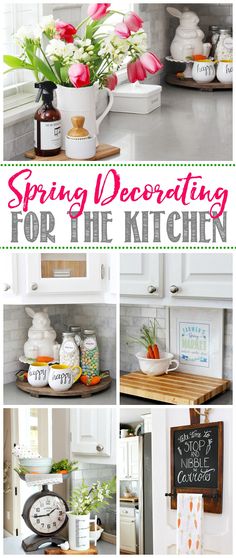 spring decorating for the kitchen