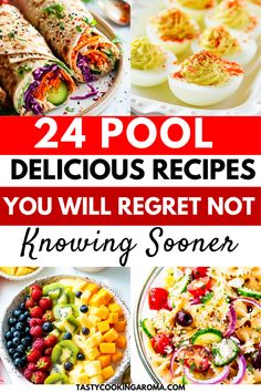 the title for 24 pool delicious recipes you will regt not know