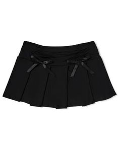 You'll be sitting pretty when you put on this Black Bow Mini Skirt! This stylish short skirt features bow designs and is the perfet way to show off your legs. Pair this mini skirt with your favorite top or wear it in the bedroom to look super sexy! Exclusively at Spencer's Material: Polyester, spandex Care: Machine wash Imported Arrives in discreet packaging Mini Short Skirts, Black Skirts Short, Super Mini Skirt, Black Skirt Ruffle, Pleated Mini Skirt Pattern, Black Party Skirt, Cute Black Mini Skirt, Black Short Skirt Outfit, Super Short Skirt