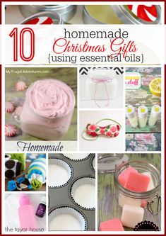 homemade christmas gifts using essentials for the holiday season, including baking and decorating