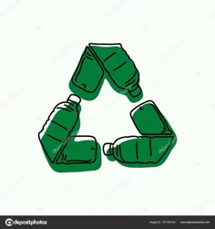 green recycling symbol with gloves on white background stock photo and royalty free image from shutterstocker com