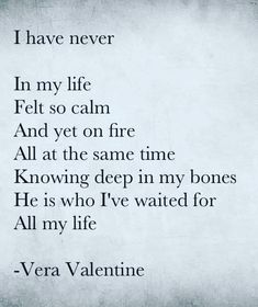 a poem written in black and white with the words i have never