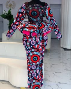 Ankara Skirt and Blouse Latest Ankara Styles For Ladies, Ankara Styles For Ladies, Peplum Lace