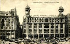 an old postcard shows the grand america museum in new york city's financial district