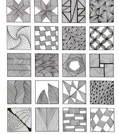 an image of different shapes and lines