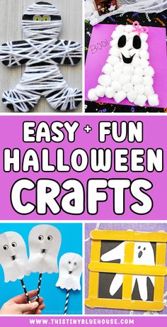 The best Halloween crafts for kids Halloween Themed Crafts For Kids, Halloween Kids Activities Art Projects, Halloween Craft Ideas For Kindergarten, Halloween Crafts Kids Easy, 1st Grade Halloween Party Craft, Crafts For Kids Age 3-5, Halloween Class Craft 1st Grade, Halloween Crafts For Classroom Party, Halloween Craft Elementary School