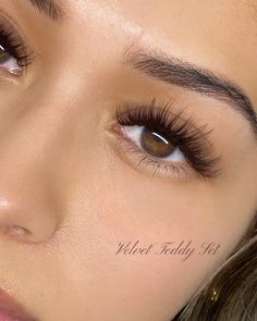 Beautiful 𝓥𝓮𝓵𝓿𝓮𝓽 𝓣𝓮𝓭𝓭𝔂 𝓢𝓮𝓽 for you 🧸❤️ Using 🤎 Brown lashes .03 CC curl This brown lashes with her brown eyes just make she looks gorgeous✨✨ matchy matchy . . . . . . . . . . . . . . . . . 𝓡𝓮𝓹𝓸𝓼𝓽 𝓯𝓻𝓸𝓶 @aestheticallydalia #lashmap #wispylashes #lashmaker #lashmaster #lashart #lashartist #lashreels #lashtip #lashhacks #eyelashextensions #eyelashes #lashextensions #lashmaps #classiclashextensions #lashlife #beauty #semipermenantlashes #lashlife #lashesinbexley #lashesinsid Brown Classic Eyelash Extensions, Individual Lash Extensions Styles, Lash Extensions Droopy Eyes, Eyelash Extensions For Small Hooded Eyes, Wispy Brown Eyelash Extensions, Doll Lash Extensions Styles, Brown Lash Set, Lash Extensions Brown Eyes, Whiskey Lashes