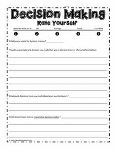 an emotion control worksheet for students